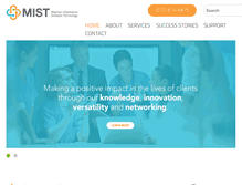Tablet Screenshot of mist-corp.com